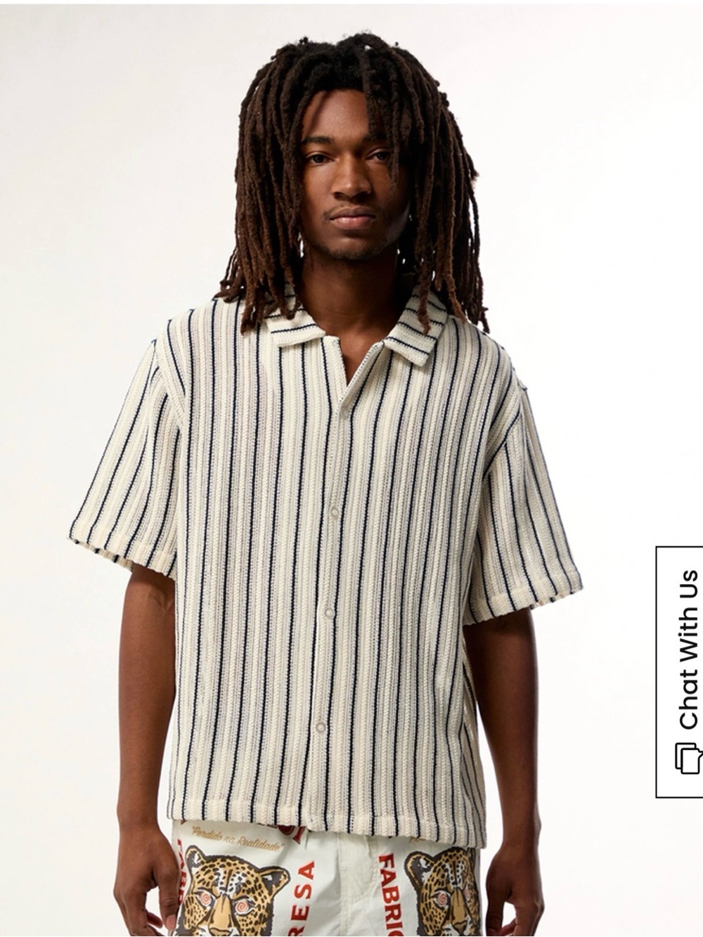 PacSun Textured camp shirt